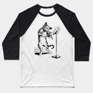 Cat Playing Violin Much Better Than You Baseball T-Shirt